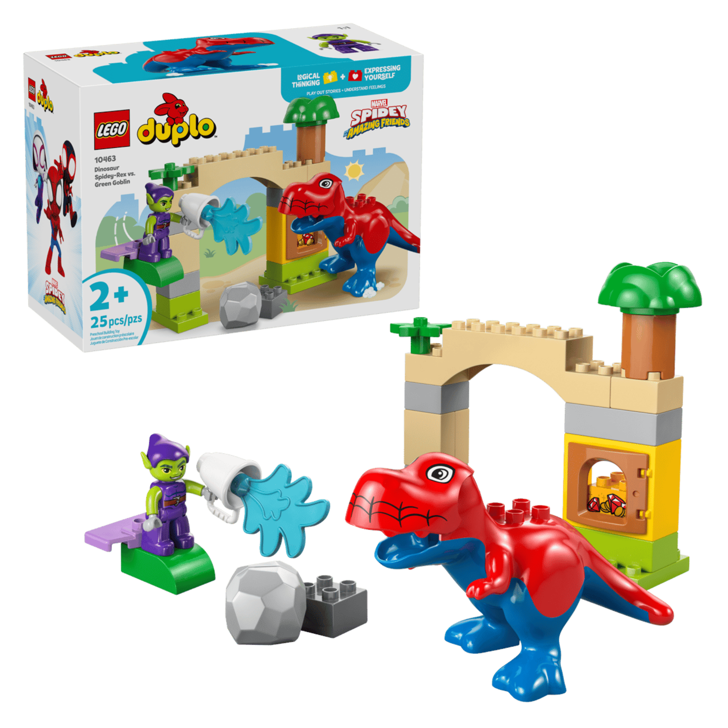 LEGO Duplo Marvel Dinosaur Spidey-Rex vs. Green Goblin 10463