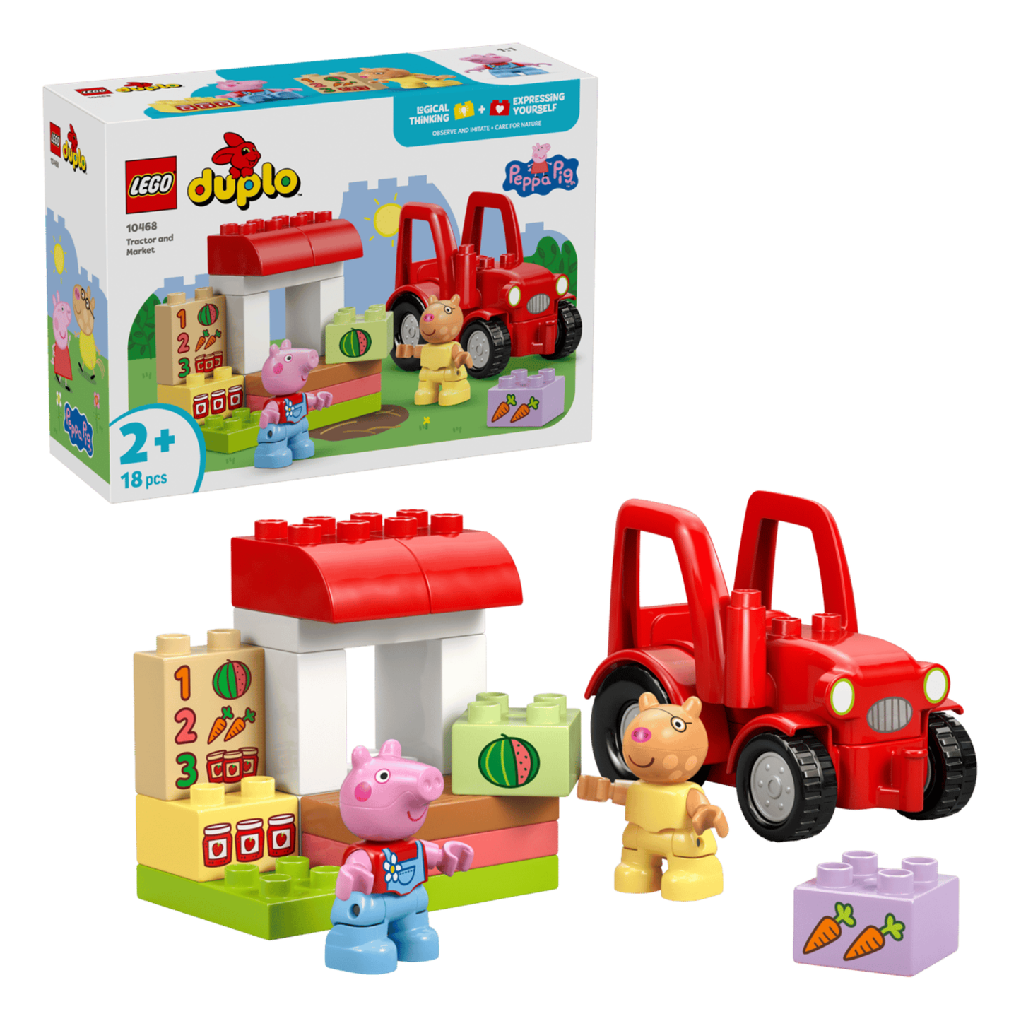 LEGO Duplo Peppa Pig Tractor & Market 10468