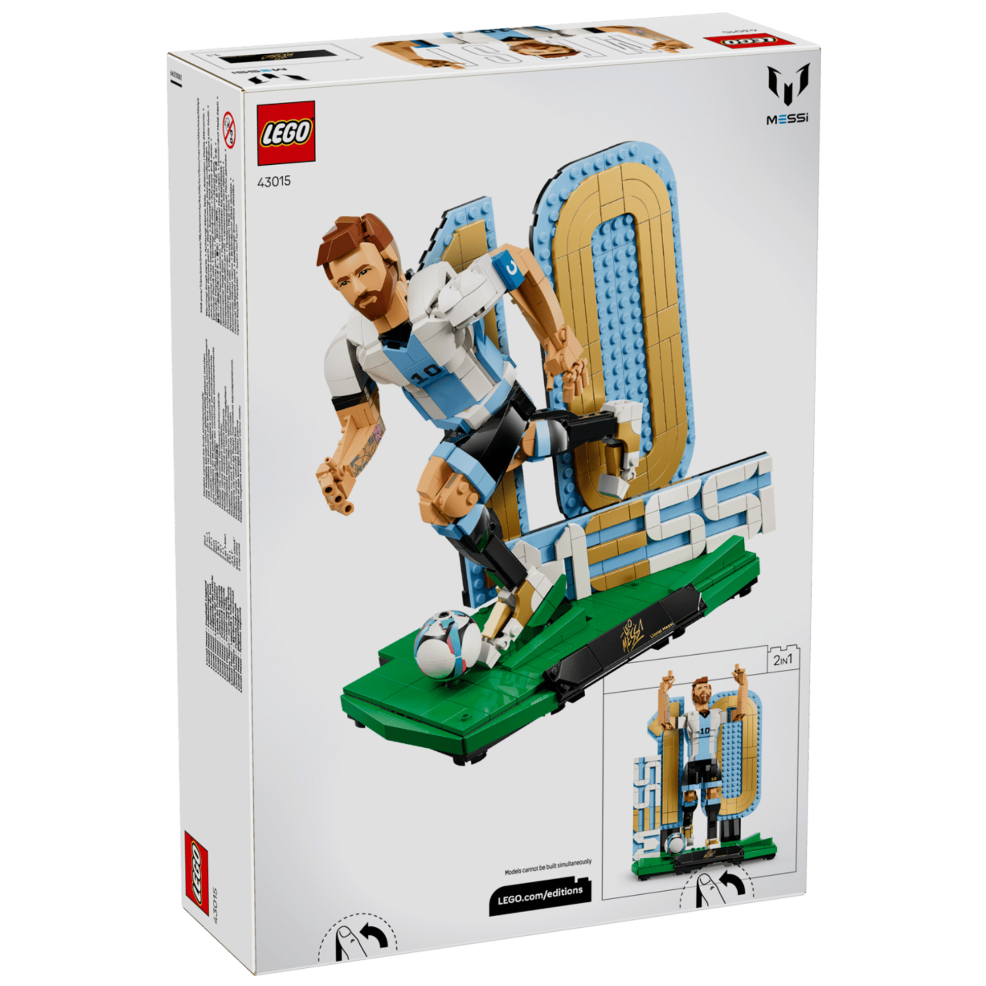 LEGO Editions Lionel Messi Football Legend 43015