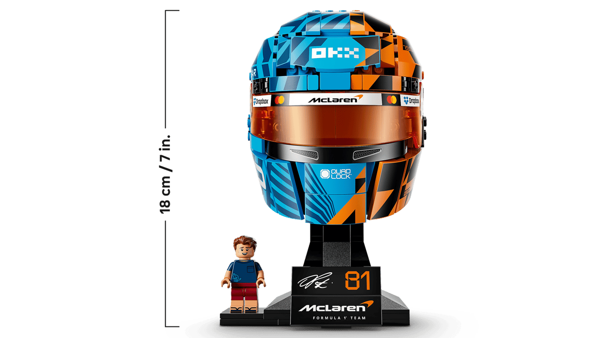 LEGO Editions McLaren Mastercard F1 Team Oscar Piastri Helmet 43017
