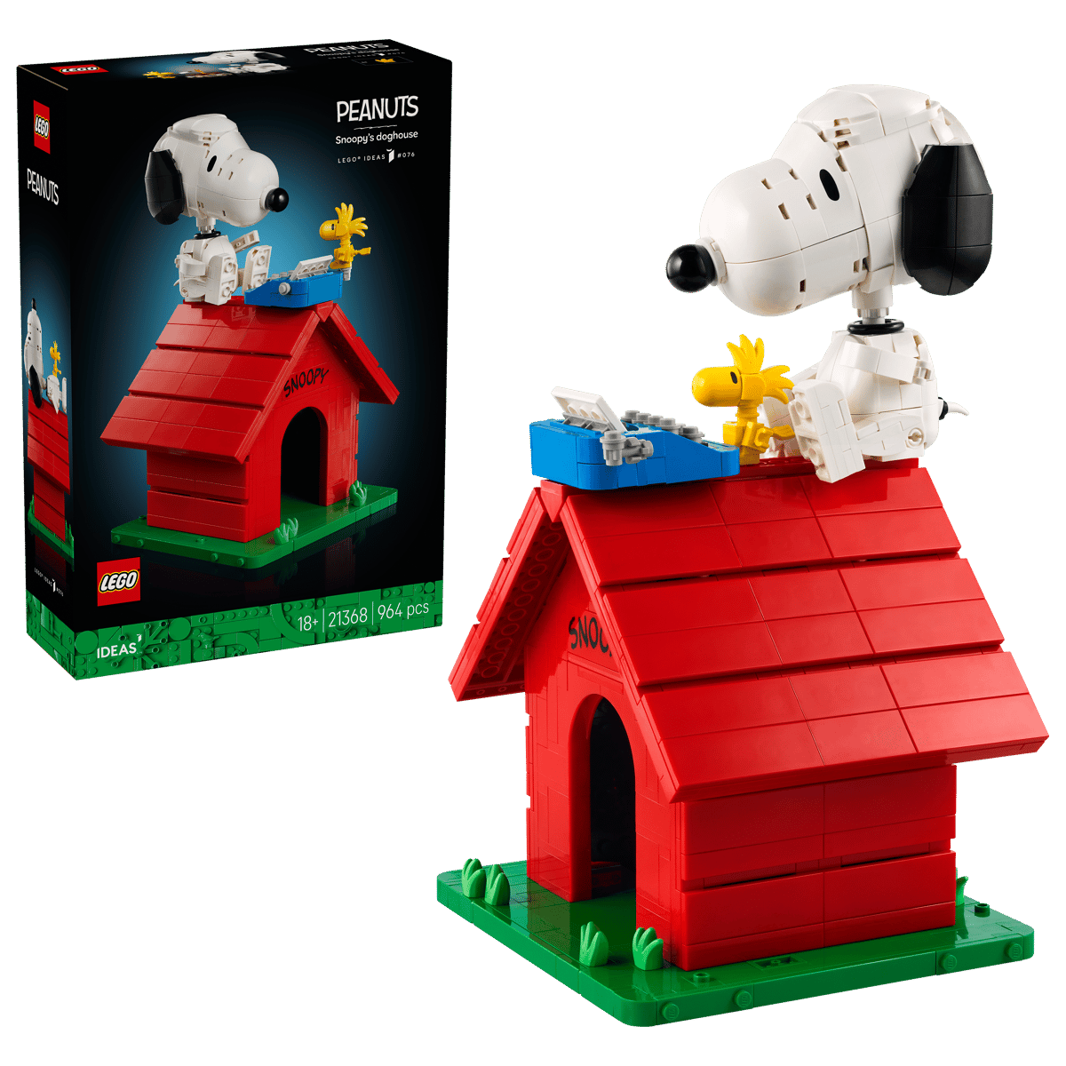 LEGO Ideas Peanuts: Snoopy's Doghouse 21368