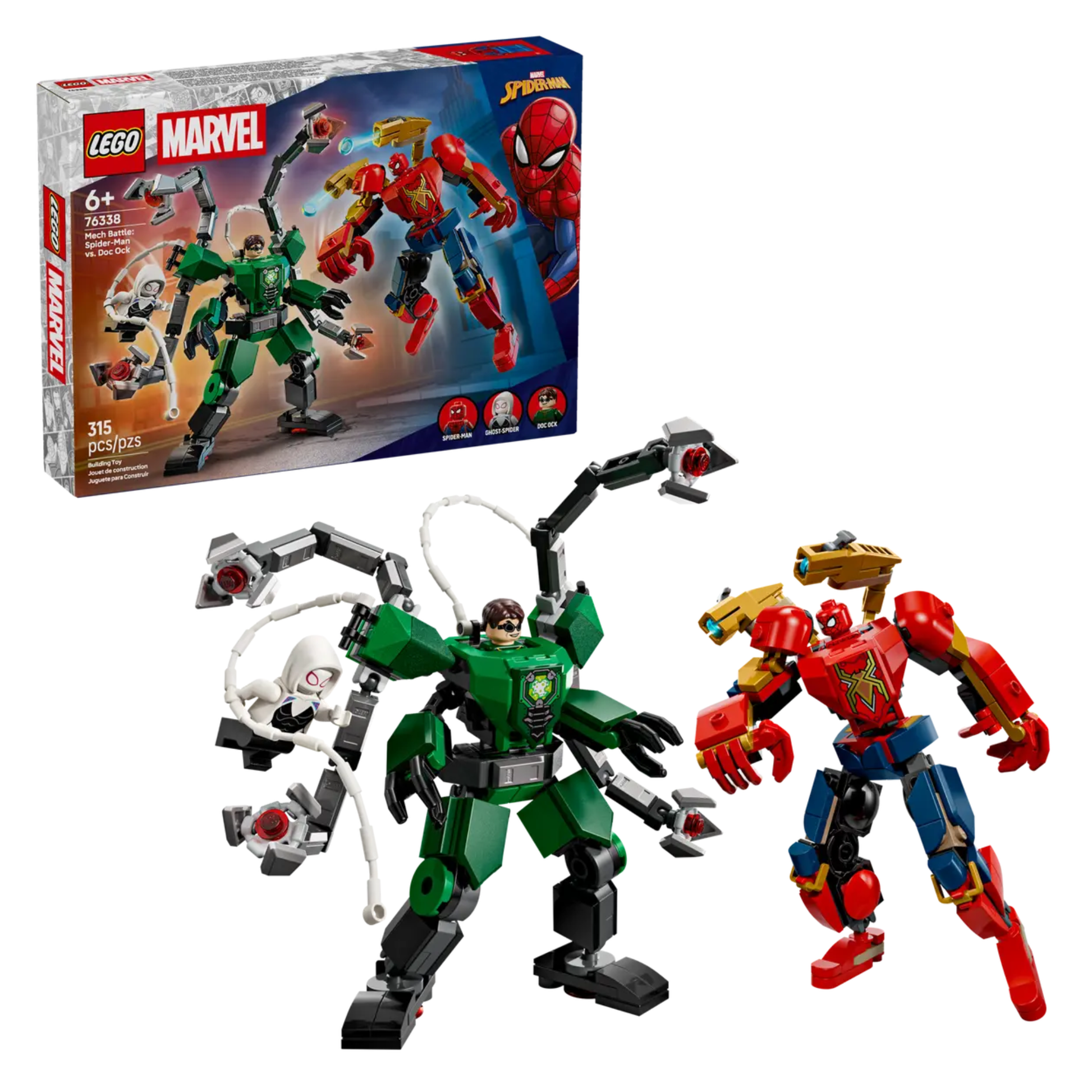 LEGO Marvel Mech Battle: Spider-Man vs. Doc Ock 76338