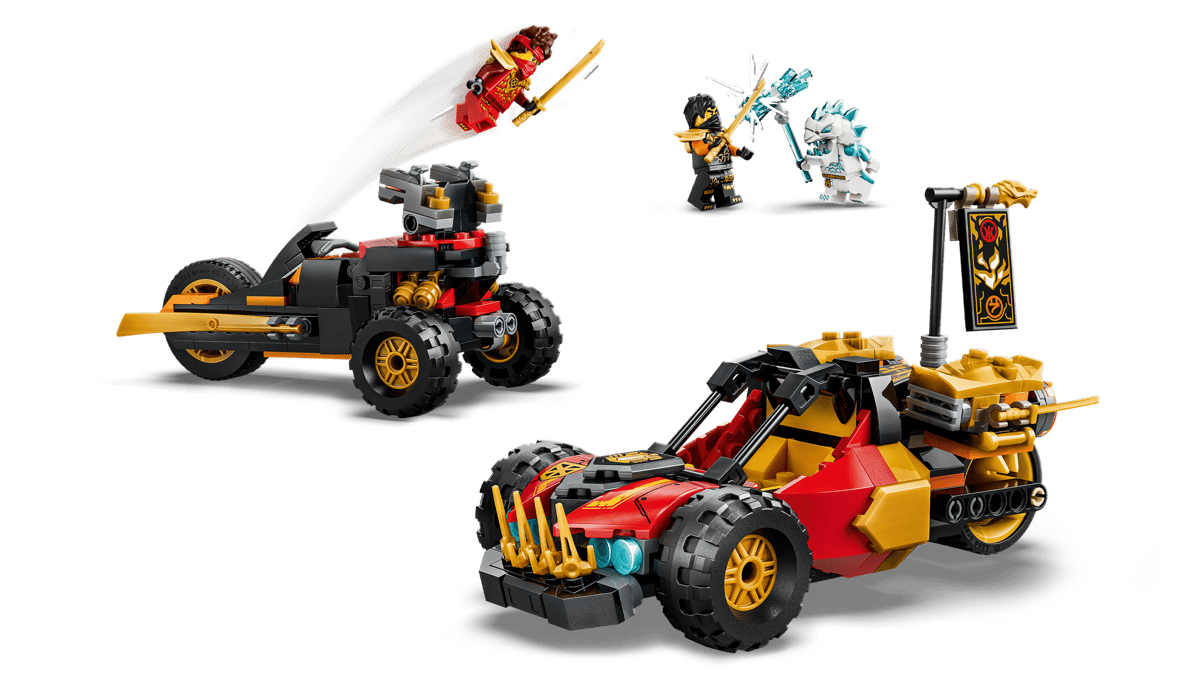 LEGO Ninjago Kai and Cole's Combiner Vehicles 71864