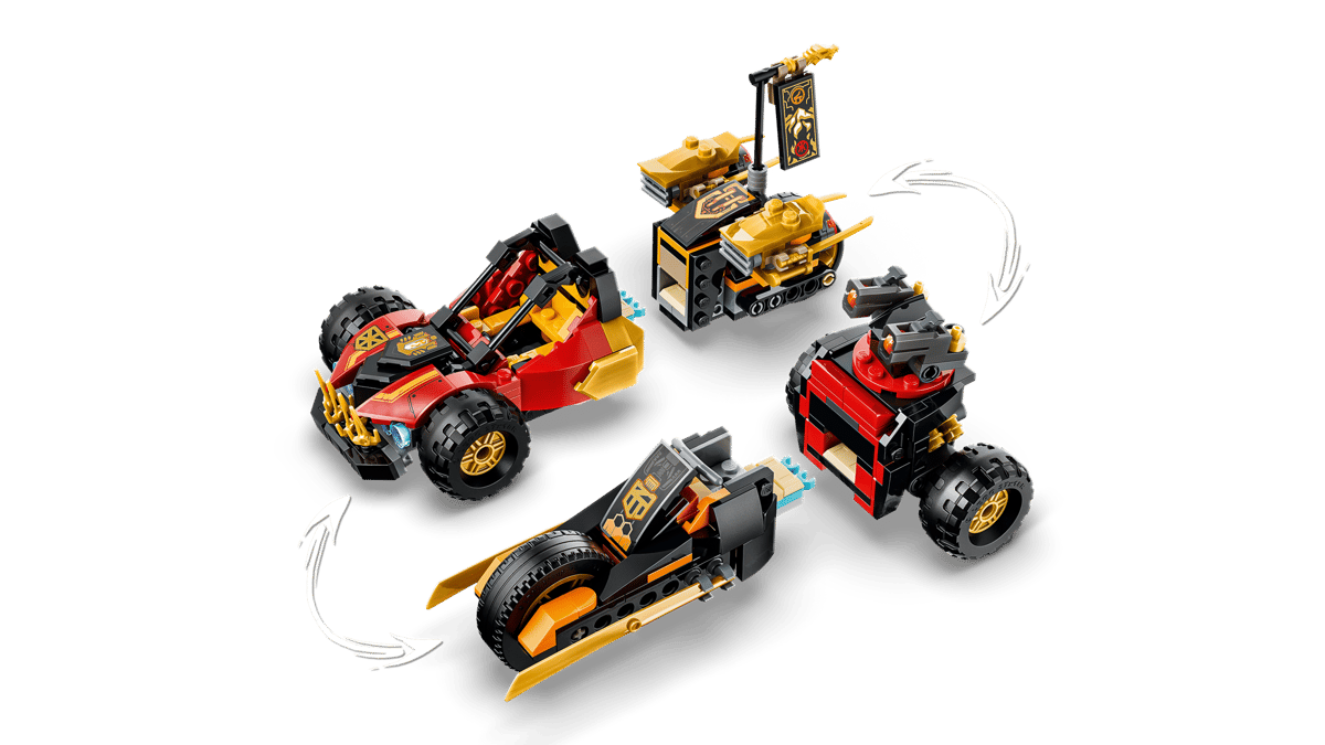 LEGO Ninjago Kai and Cole's Combiner Vehicles 71864
