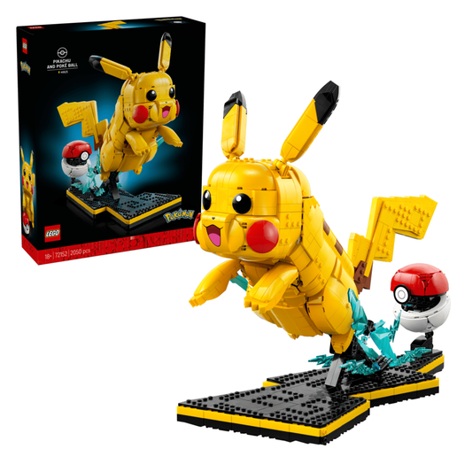 LEGO Pokemon Pikachu and Poké Ball 72152
