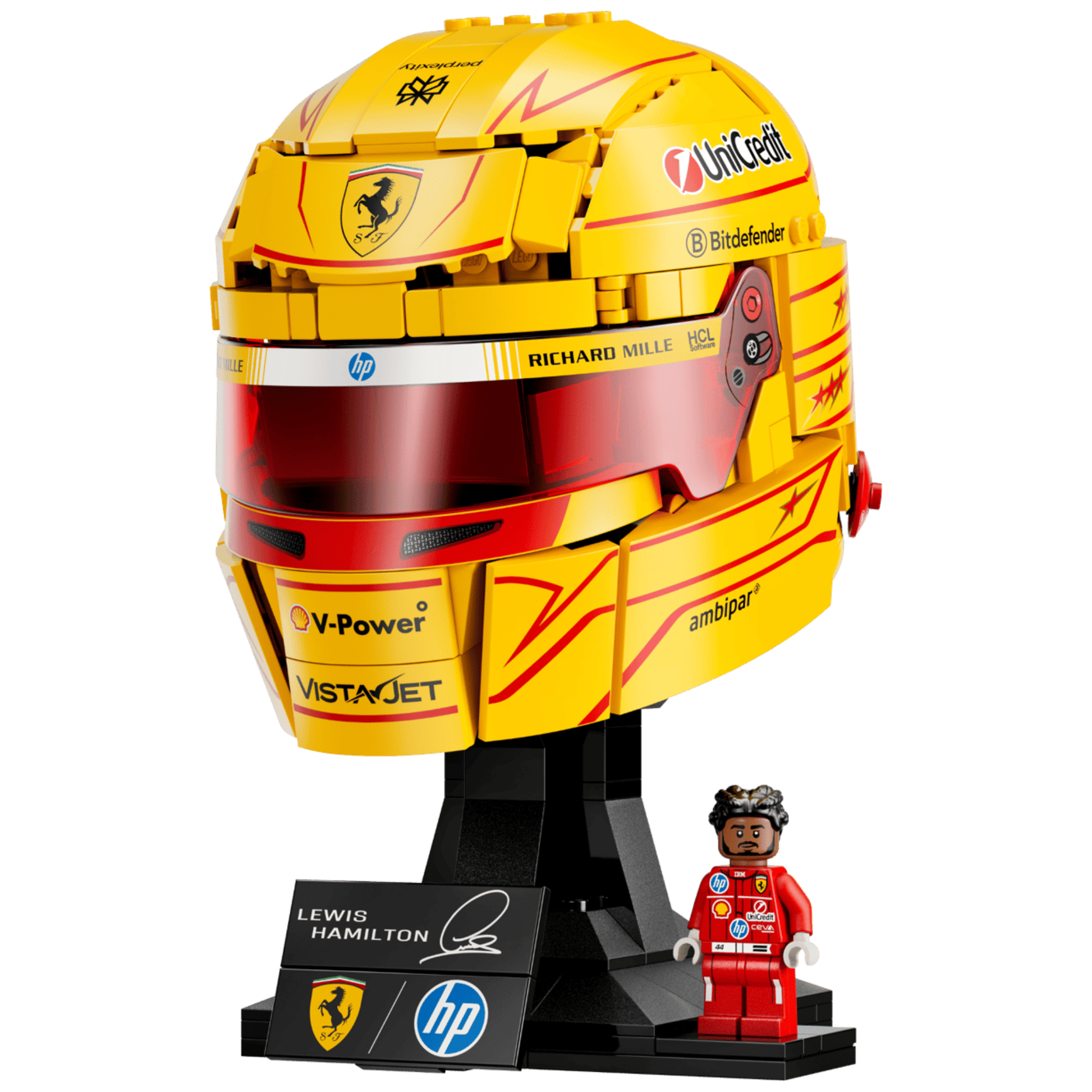 LEGO Scuderia Ferrari HP Lewis Hamilton Helmet 43022