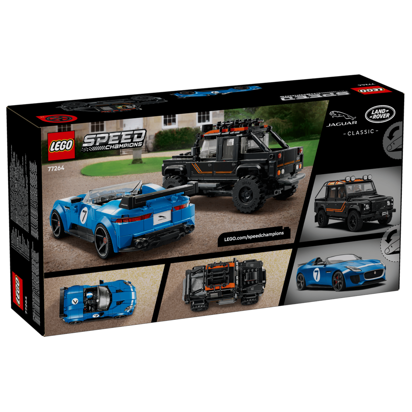 LEGO Speed Champions Jaguar Project 7 & Land Rover Defender 77264