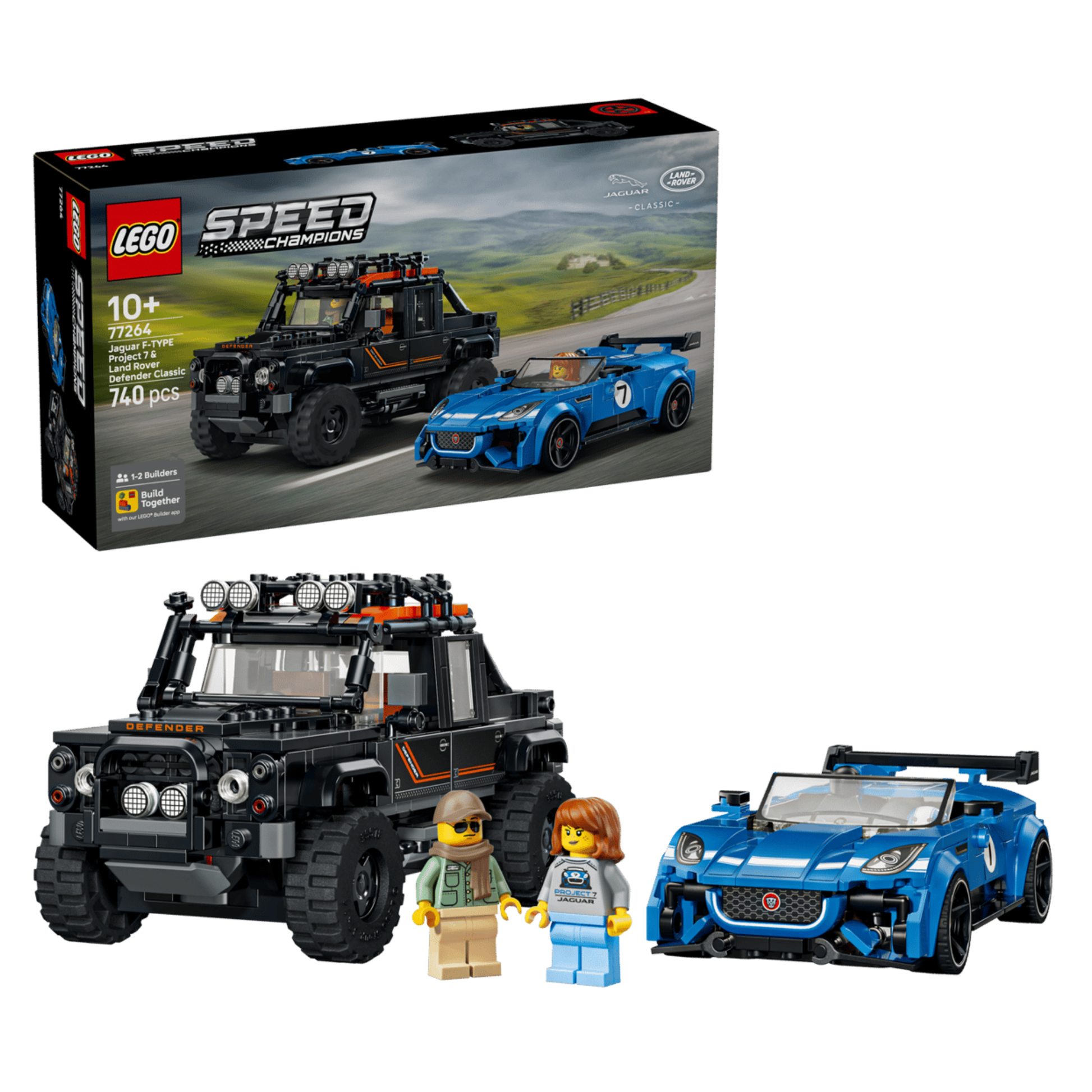 LEGO Speed Champions Jaguar Project 7 & Land Rover Defender 77264