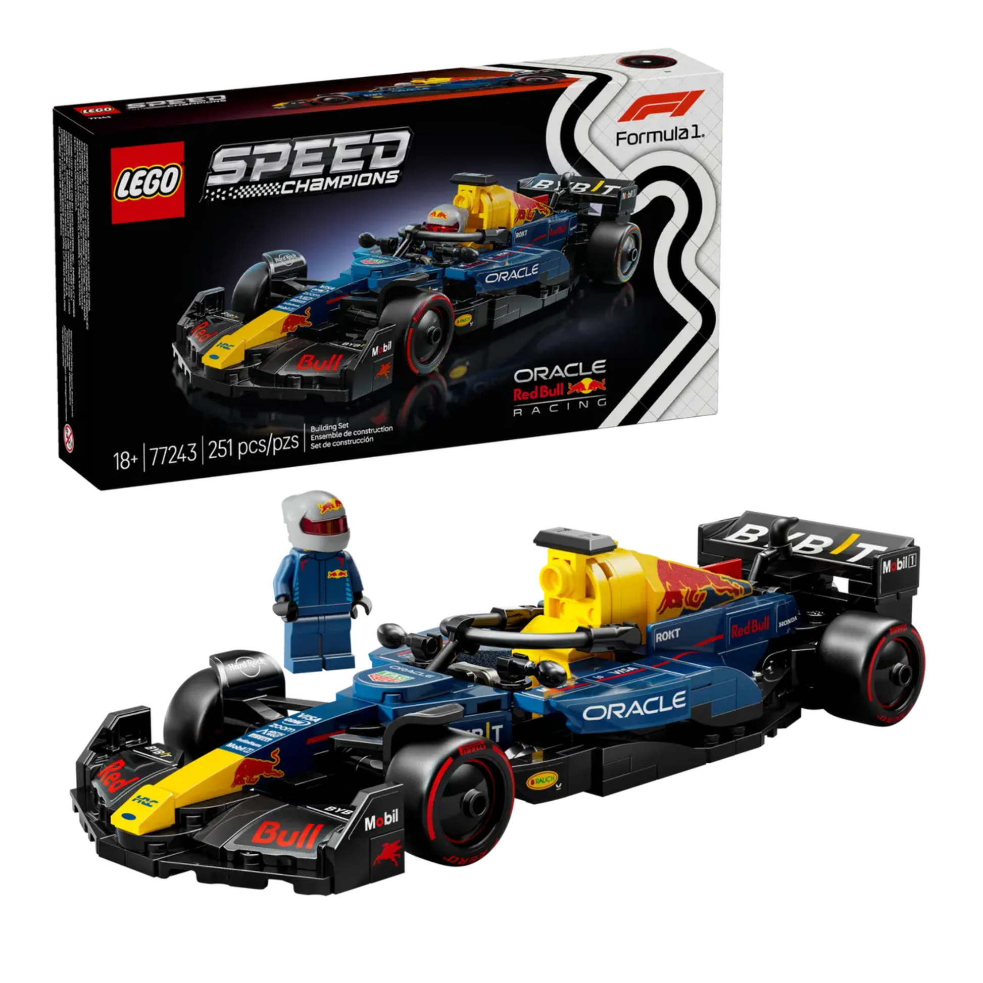LEGO Speed Champions Oracle Red Bull Racing RB20 F1 Race Car 77243