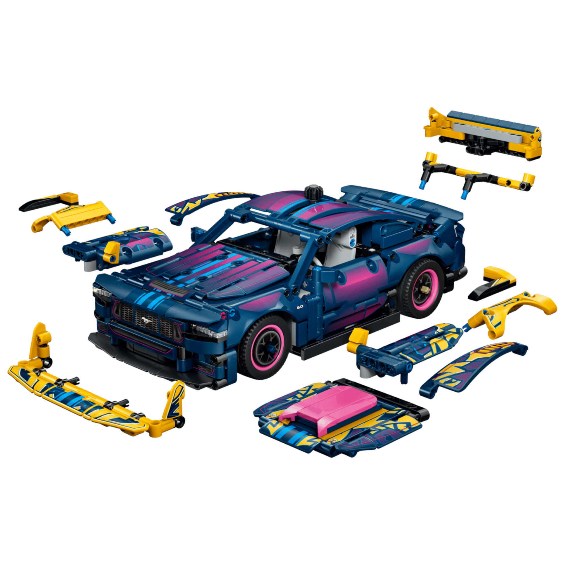 LEGO Technic Custom Garage Ford Mustang GT Car 42236