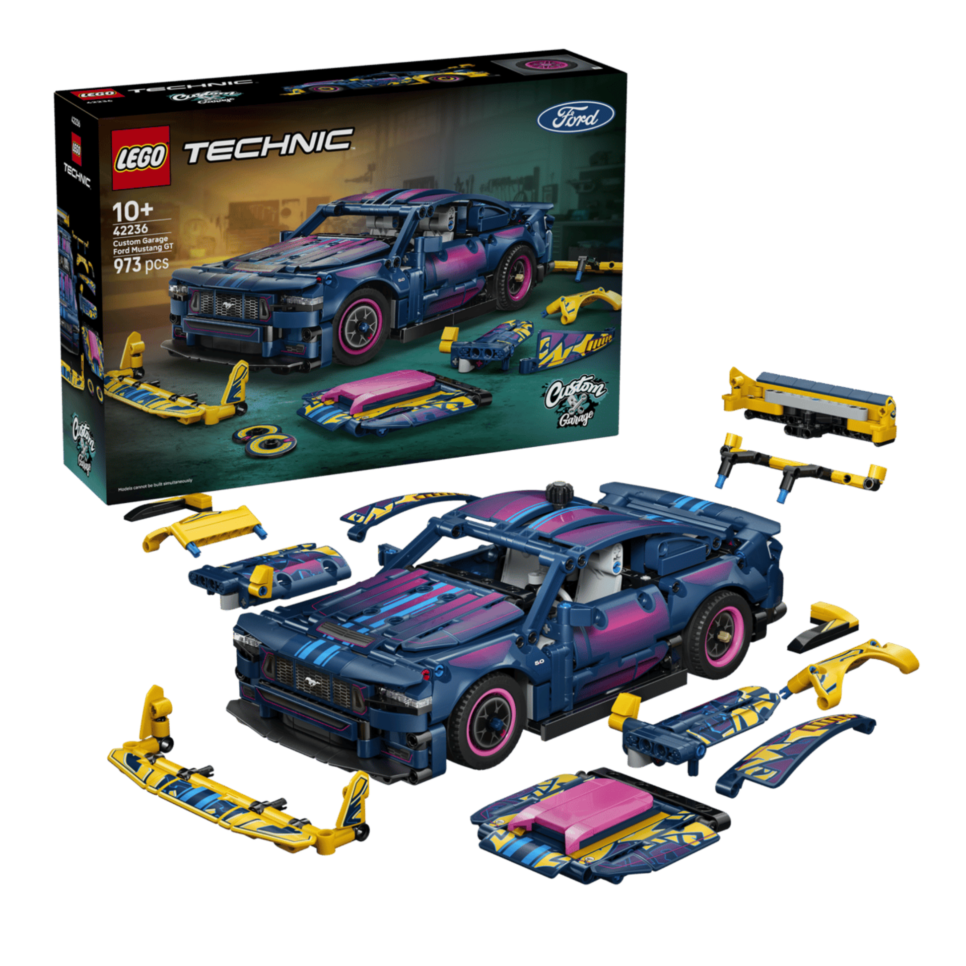 LEGO Technic Custom Garage Ford Mustang GT Car 42236