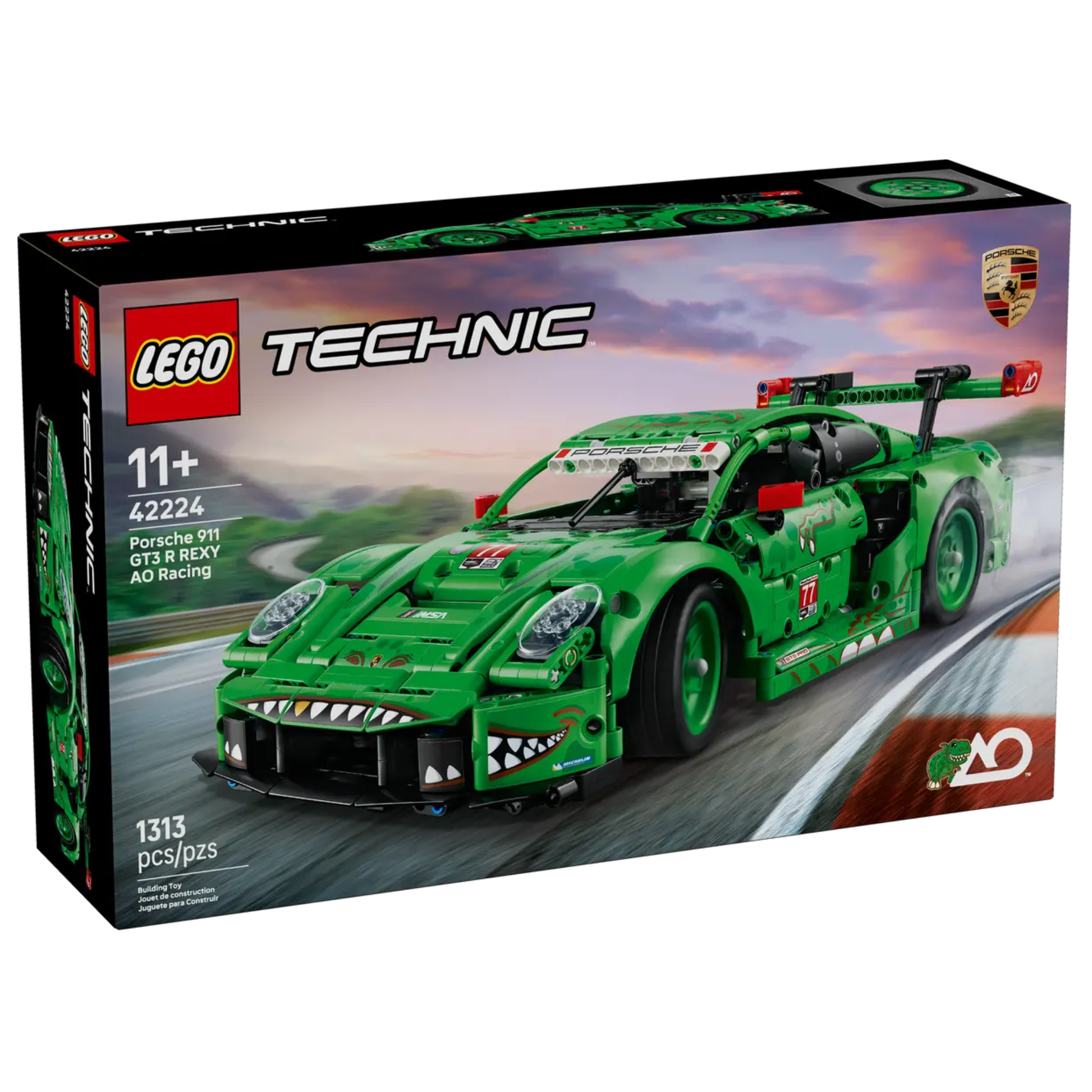 LEGO Technic Porsche 911 GT3 R REXY AO Racing Car 42224