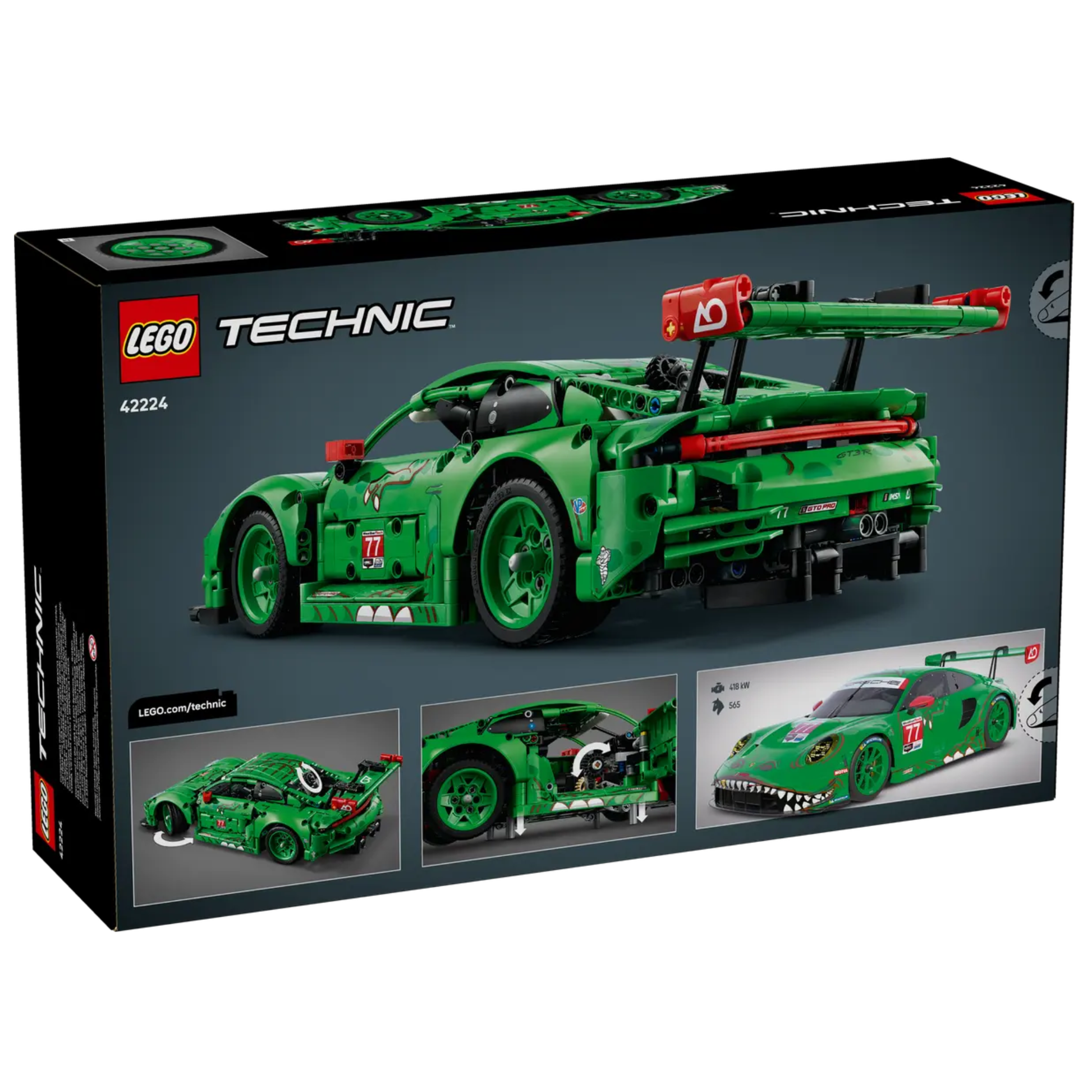 LEGO Technic Porsche 911 GT3 R REXY AO Racing Car 42224
