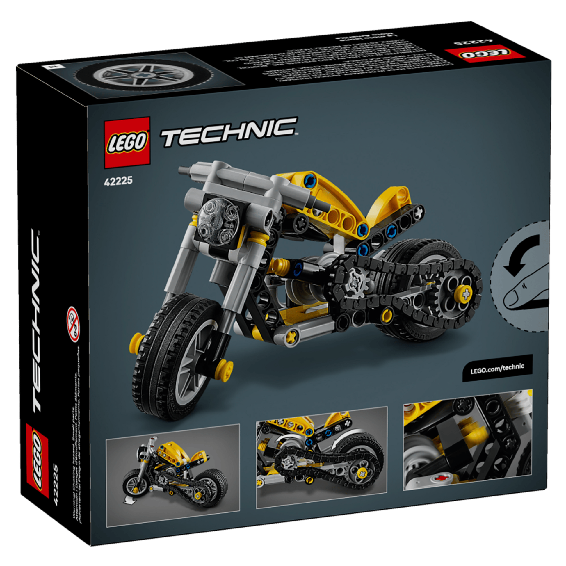 LEGO Technic Yellow Motorcycle 42225