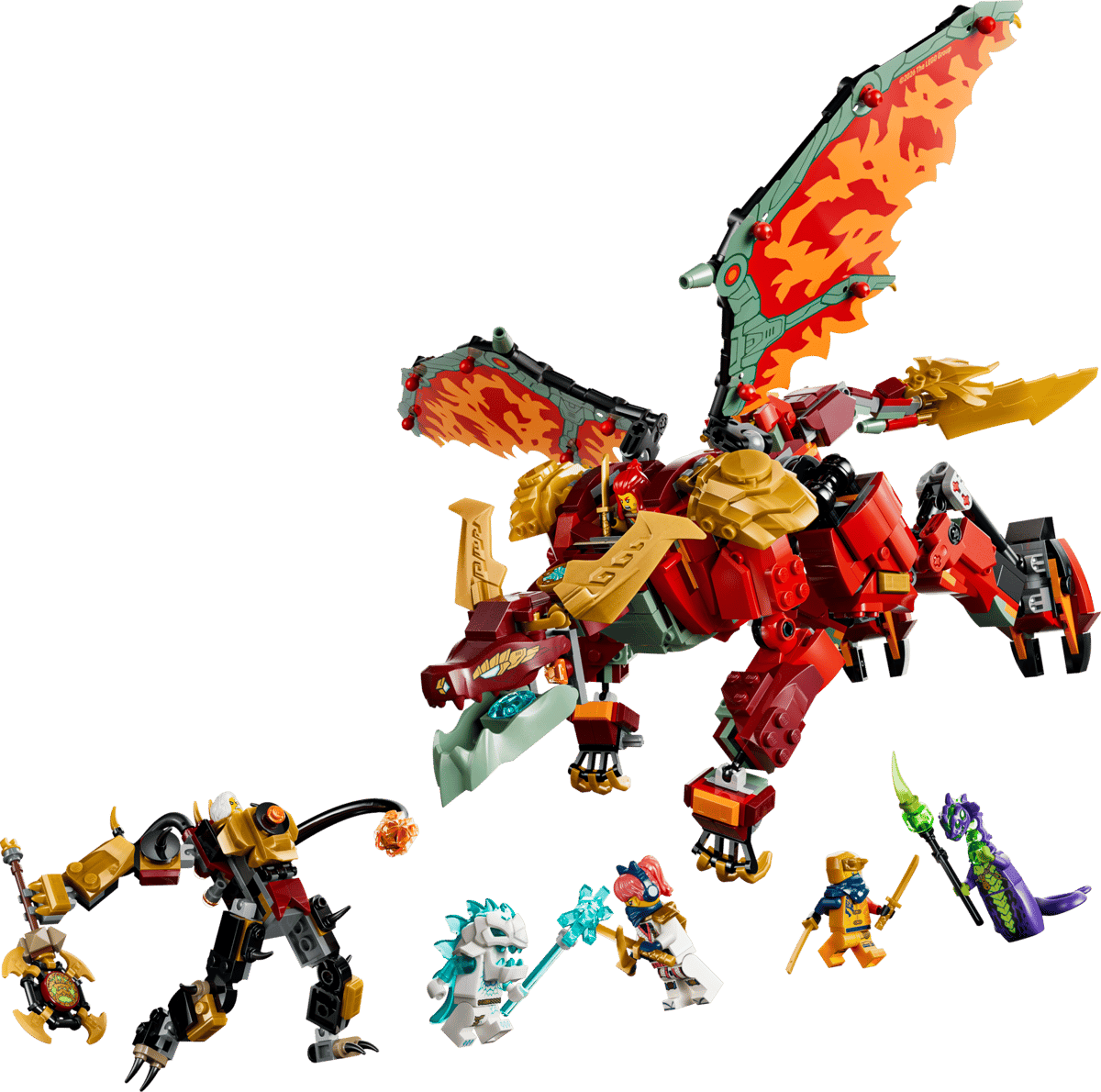 LEGO Wyldfyre's Transforming Dragon Mech 71868