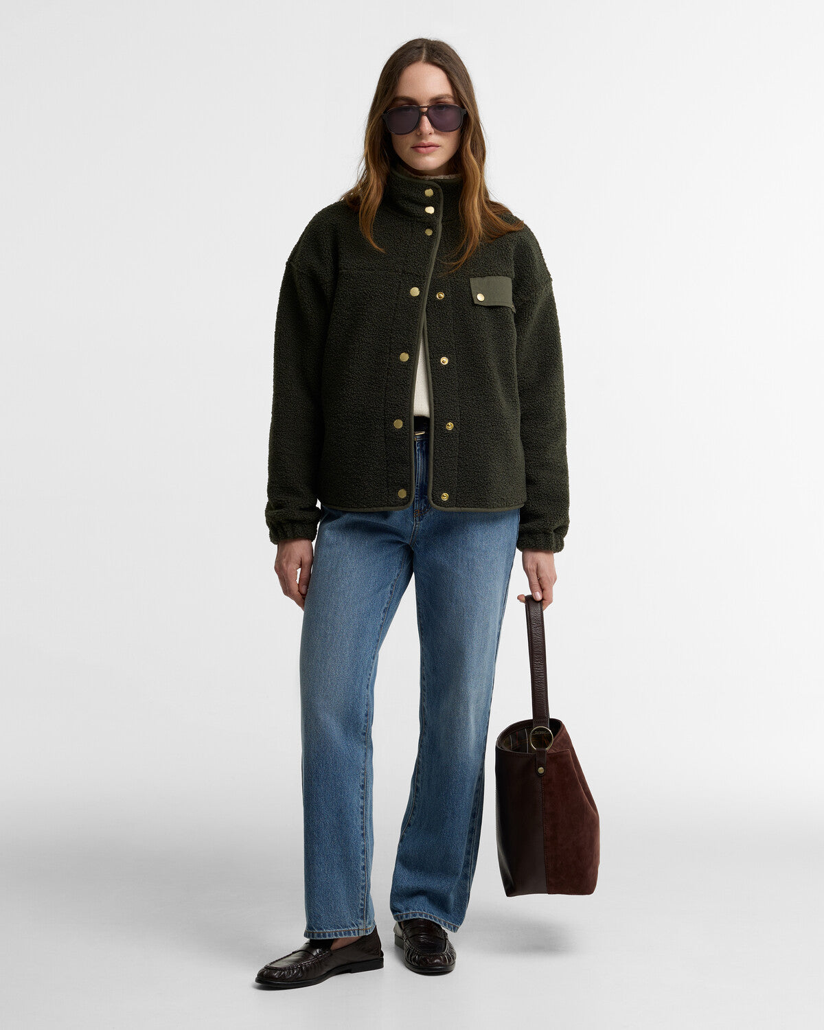 Barbour Mabel Women's Button Up Fleece Jacket