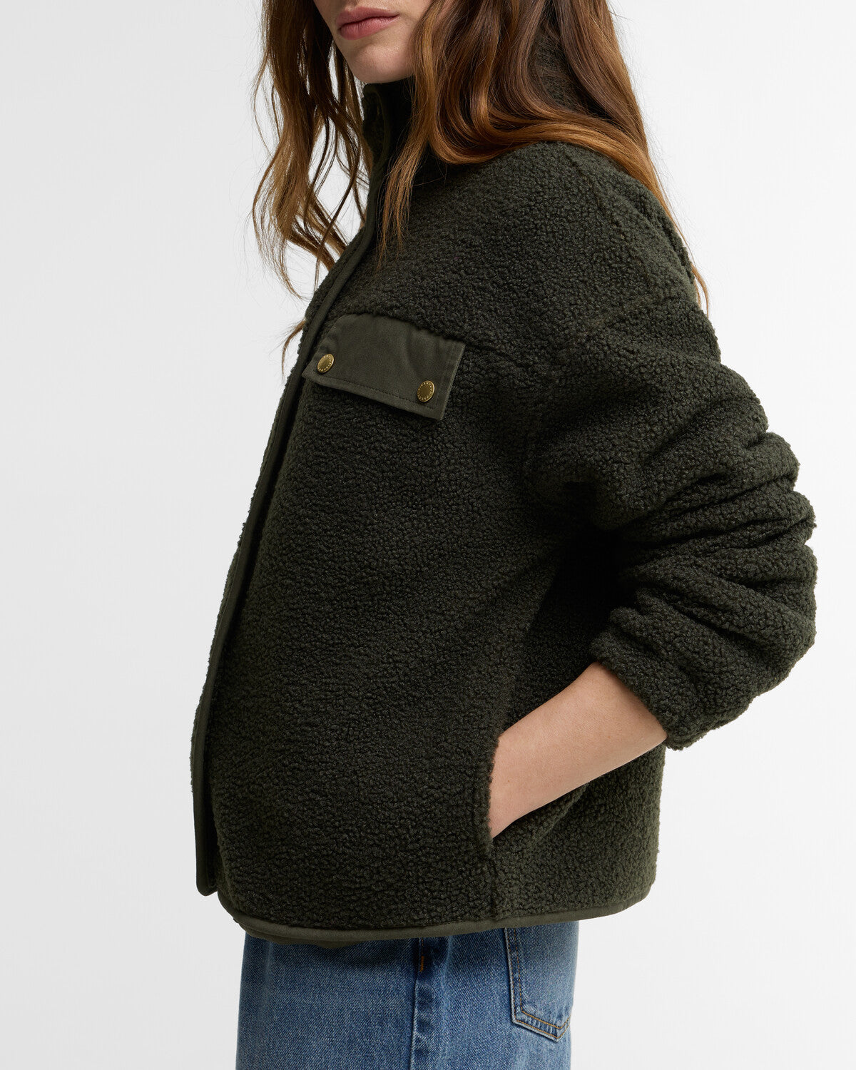 Barbour Mabel Women's Button Up Fleece Jacket