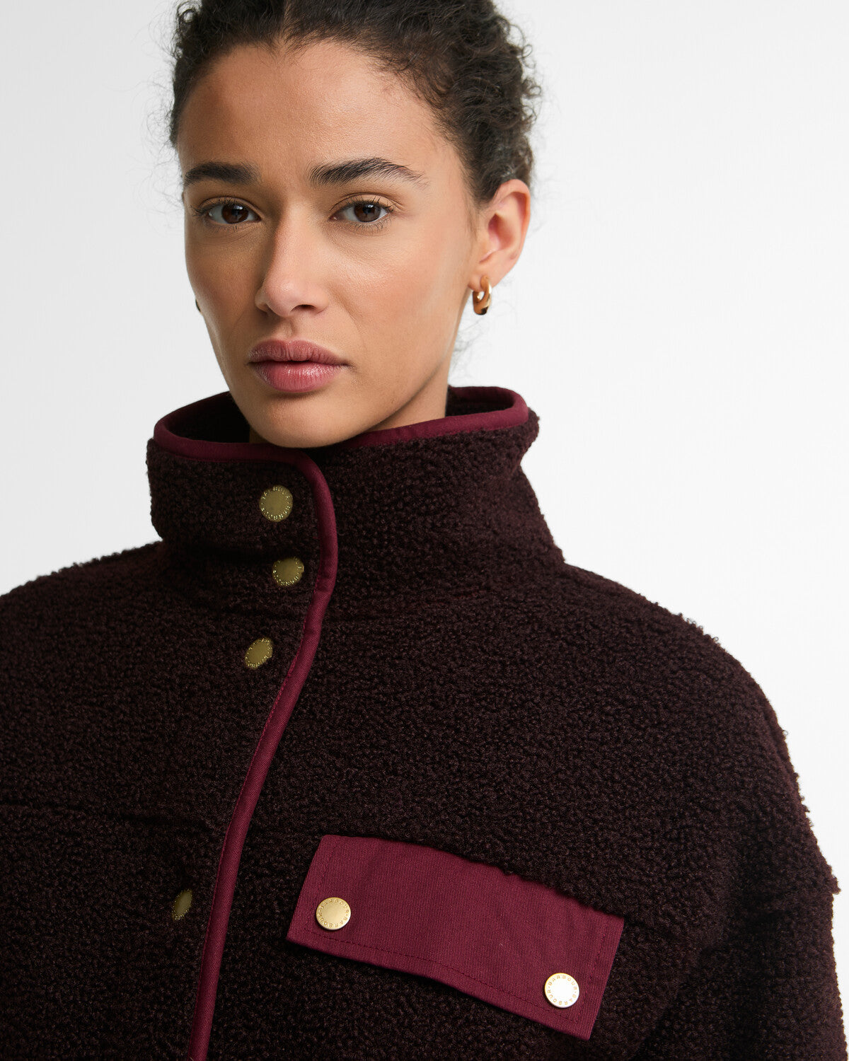 Barbour Mabel Women's Button Up Fleece Jacket