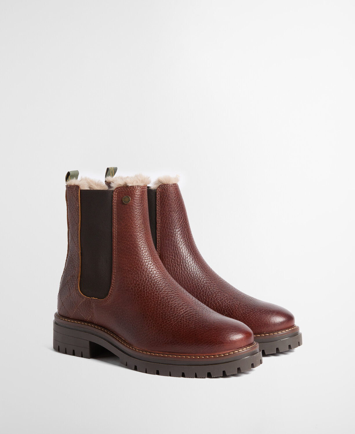 Barbour Evie Faux-Fur Trimmed Chelsea Boots