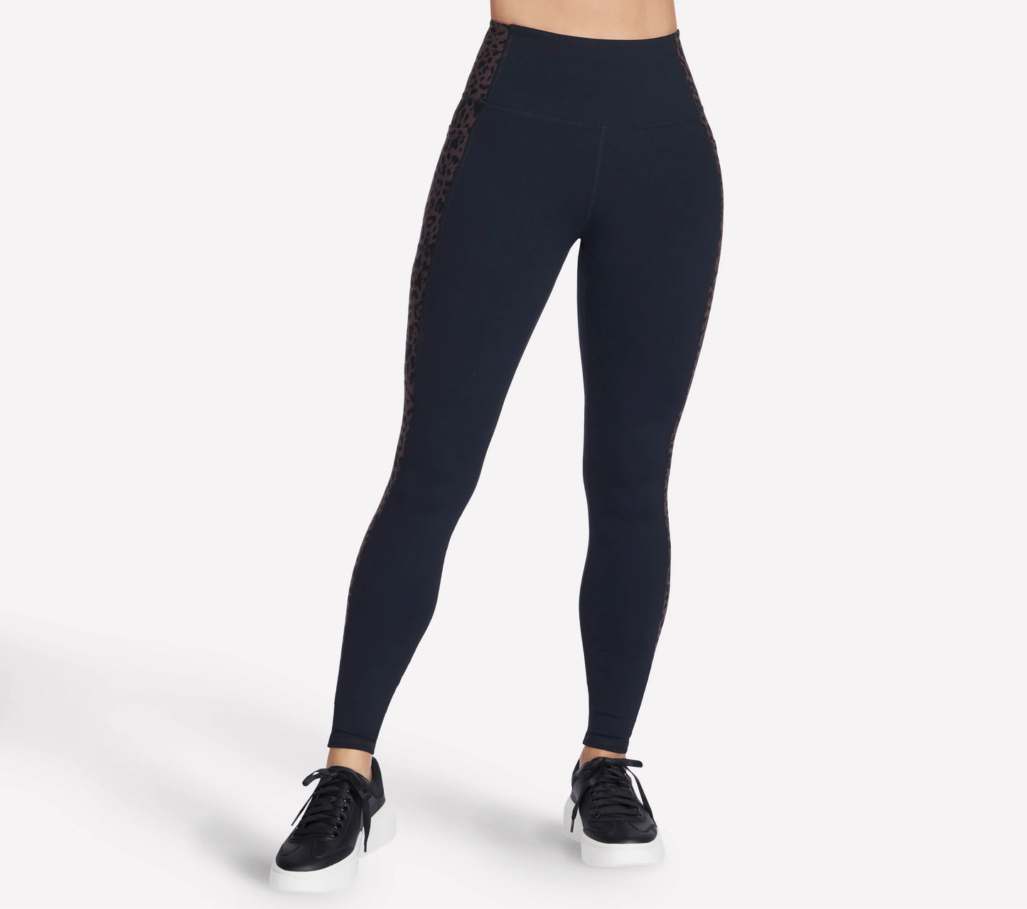 Skechers Go Walk Full Length High-Waisted Cheetah Leggings