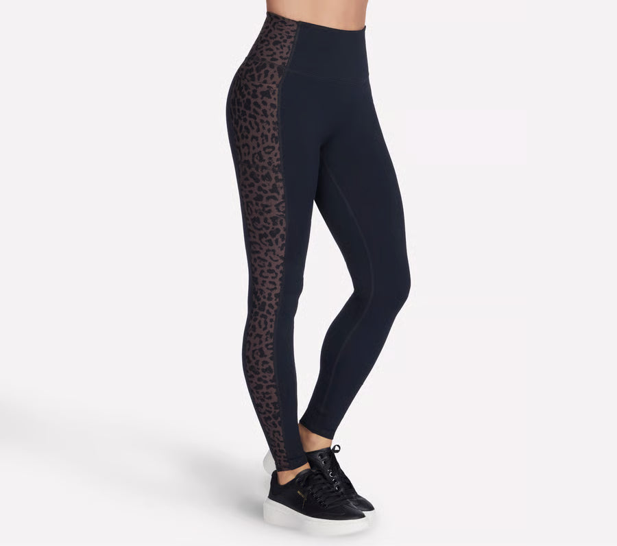Skechers Go Walk Full Length High-Waisted Cheetah Leggings