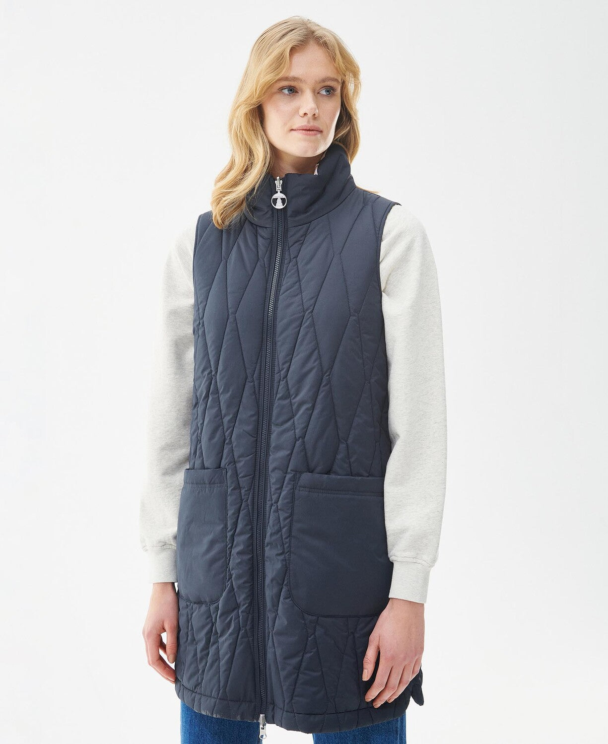 Barbour Acanthus Reversible Gilet - Navy