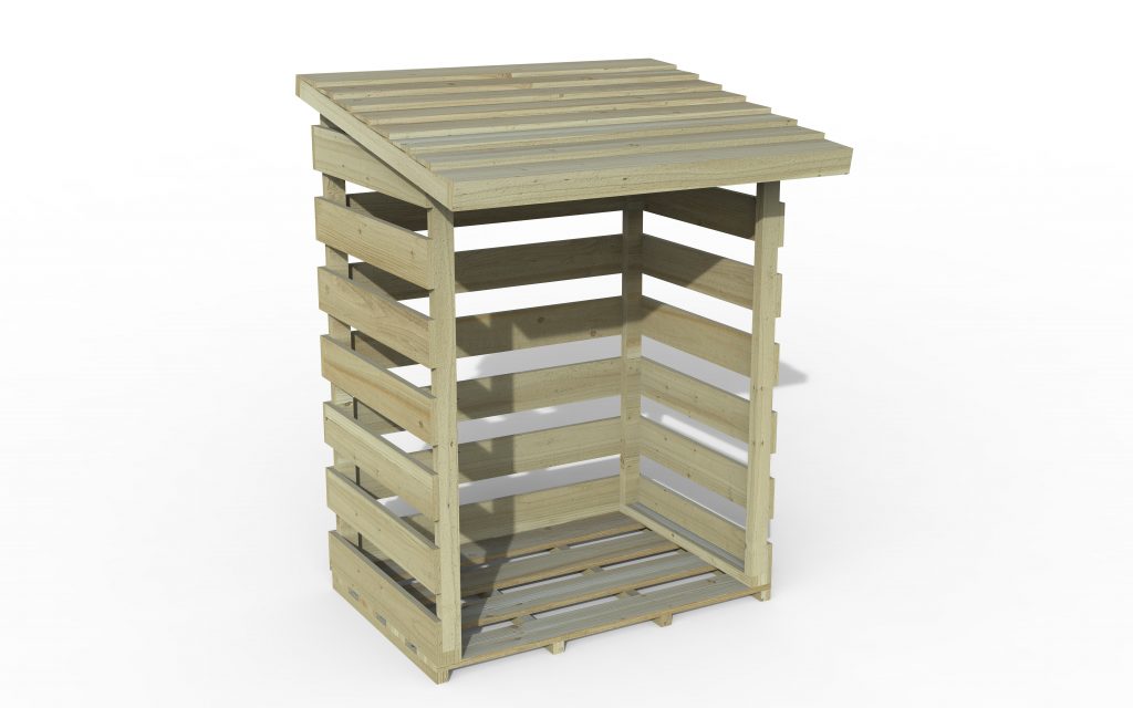 Forest Garden Compact Pent Log Store