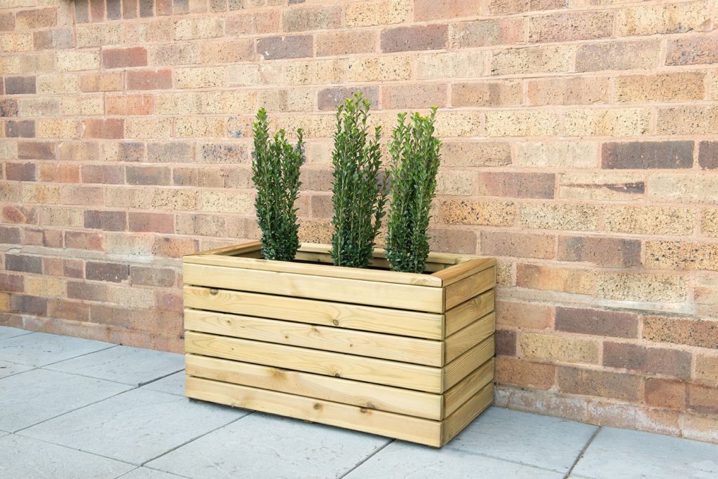 Forest Garden Double Linear Planter