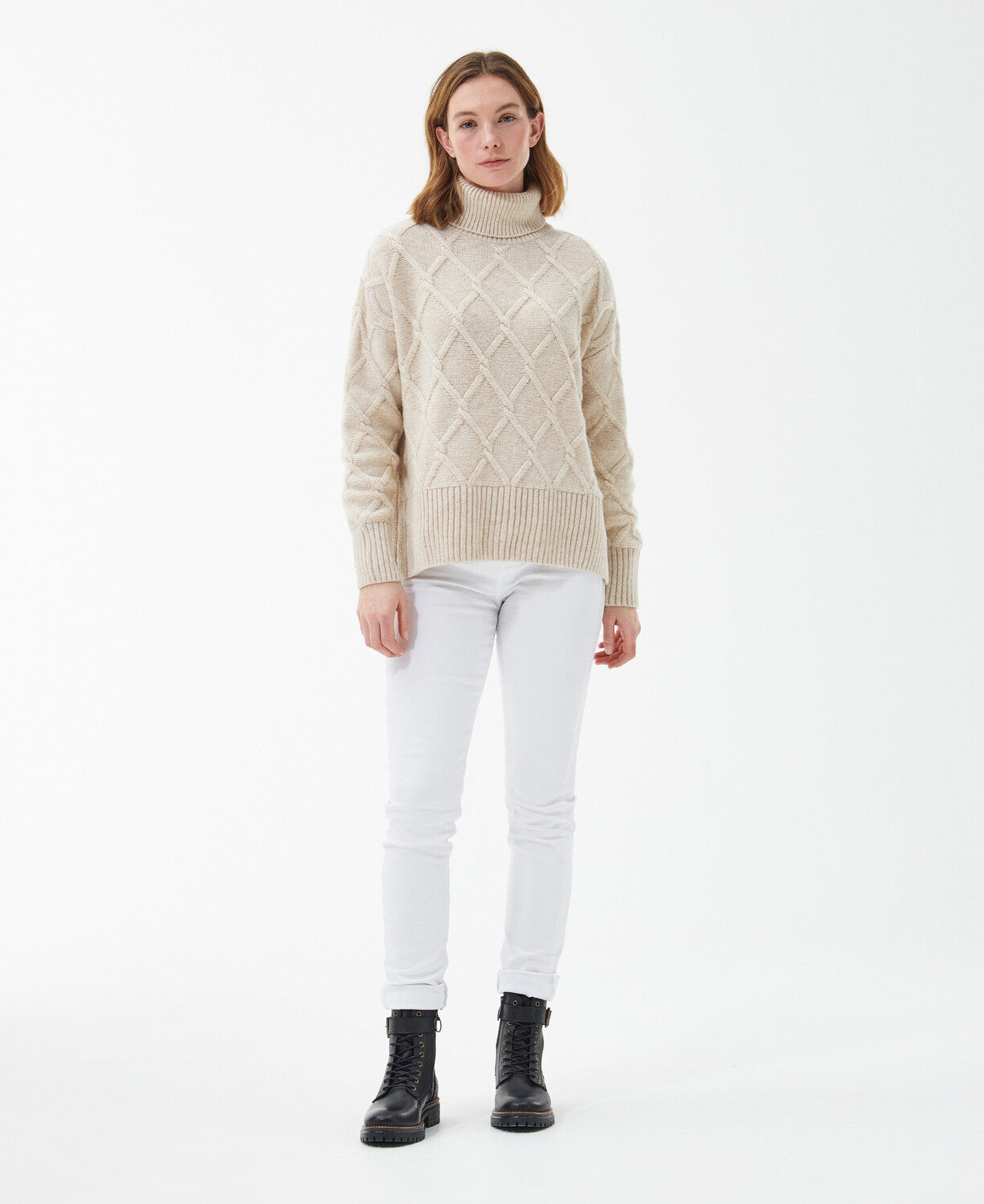 Barbour Perch Roll Neck Knit Jumper