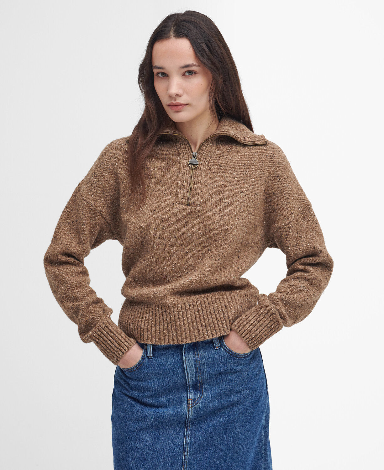Barbour Lavensdale Half-Zip Knitted Jumper
