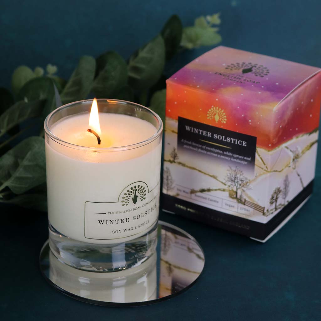English Soap Company Winter Solstice Scented Candle