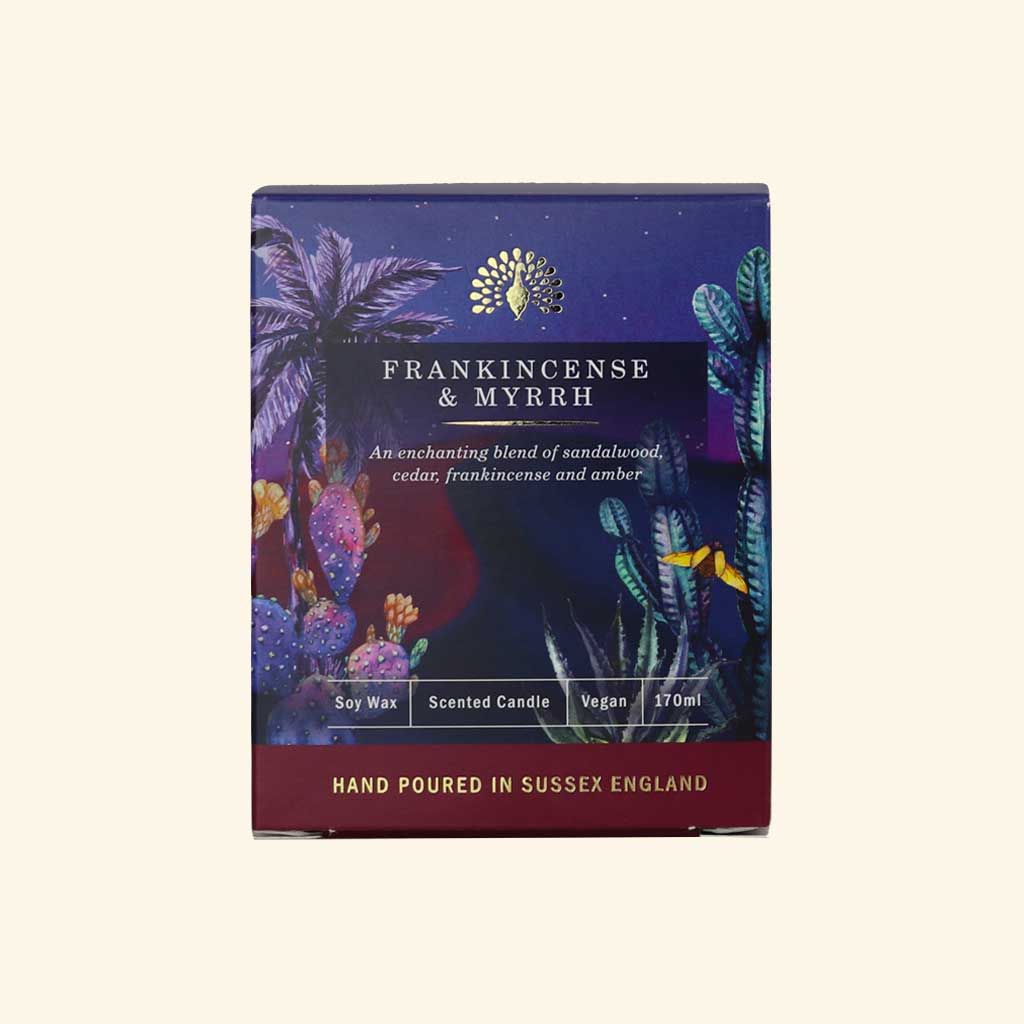 English Soap Company Frankincense and Myrrh Scented Candle