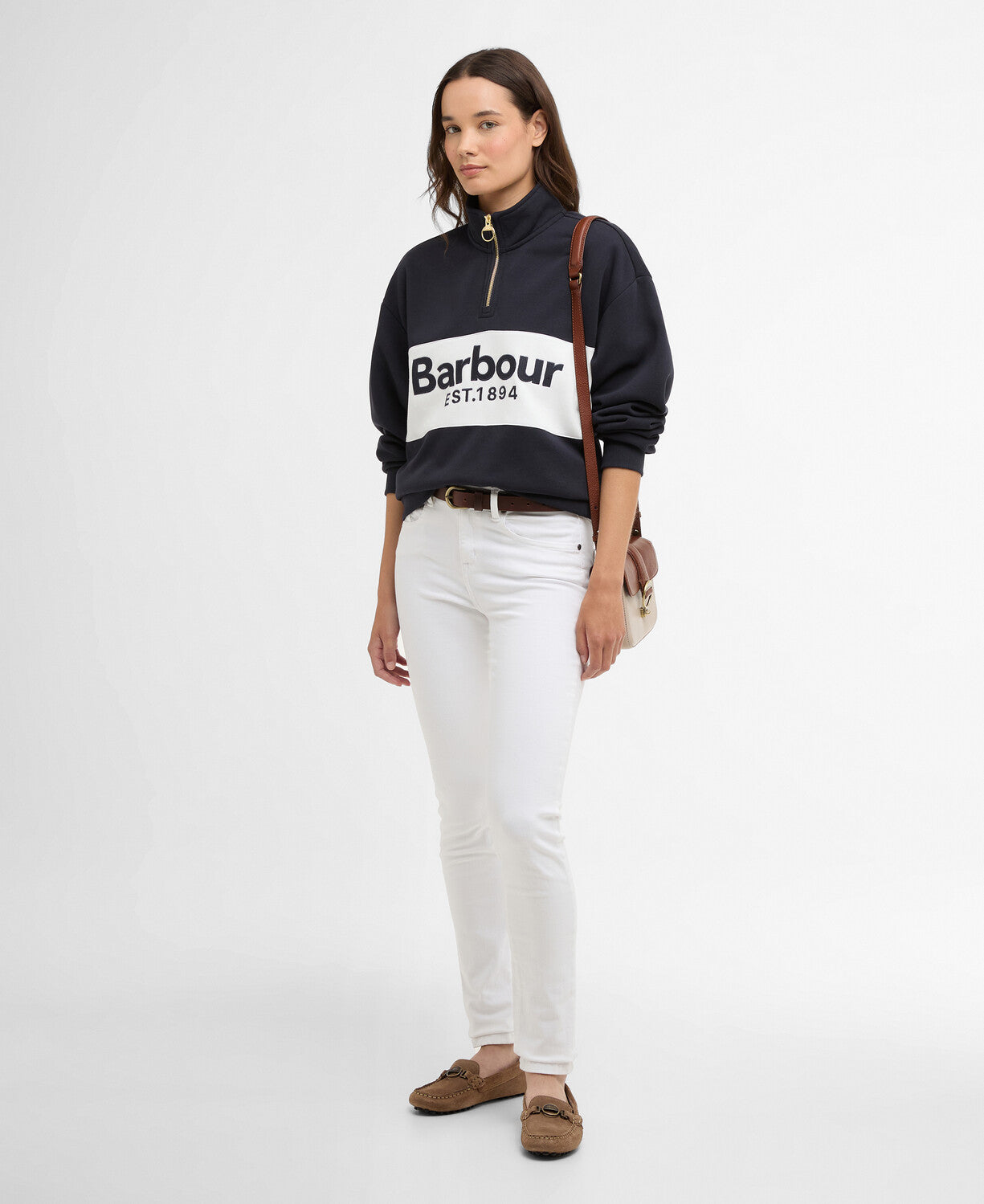 Barbour Zaria Quarter-Zip Jumper
