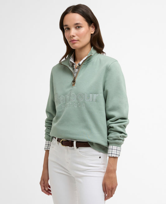 Barbour Cynthia Half Zip Sweatshirt