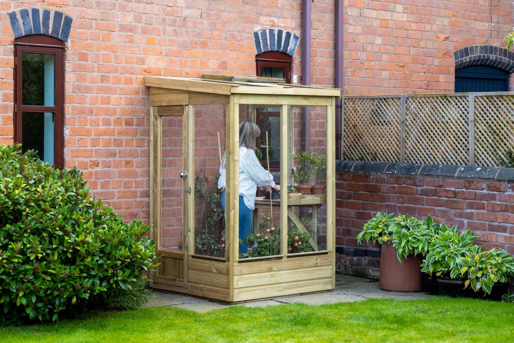 Forest Garden Lean To Greenhouse 4 X 4 Open Back