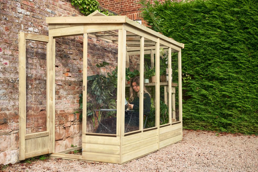 Forest Garden Lean To Greenhouse 4 X 8 Open Back