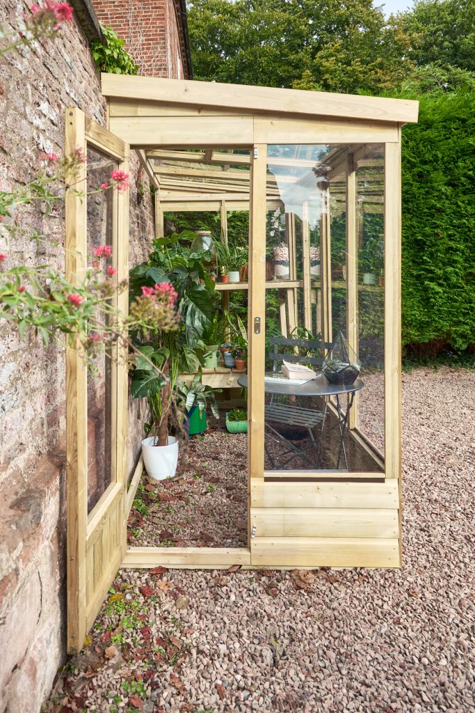 Forest Garden Lean To Greenhouse 4 X 8 Open Back