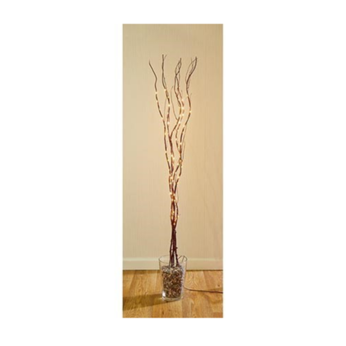 Premier Dark Brown Twigs with Warm White LED 1.2m