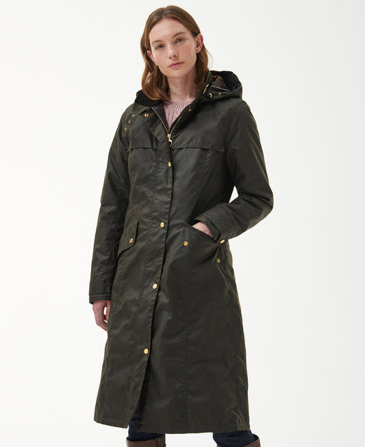 Barbour Roe Wax Jacket - Olive/Classic
