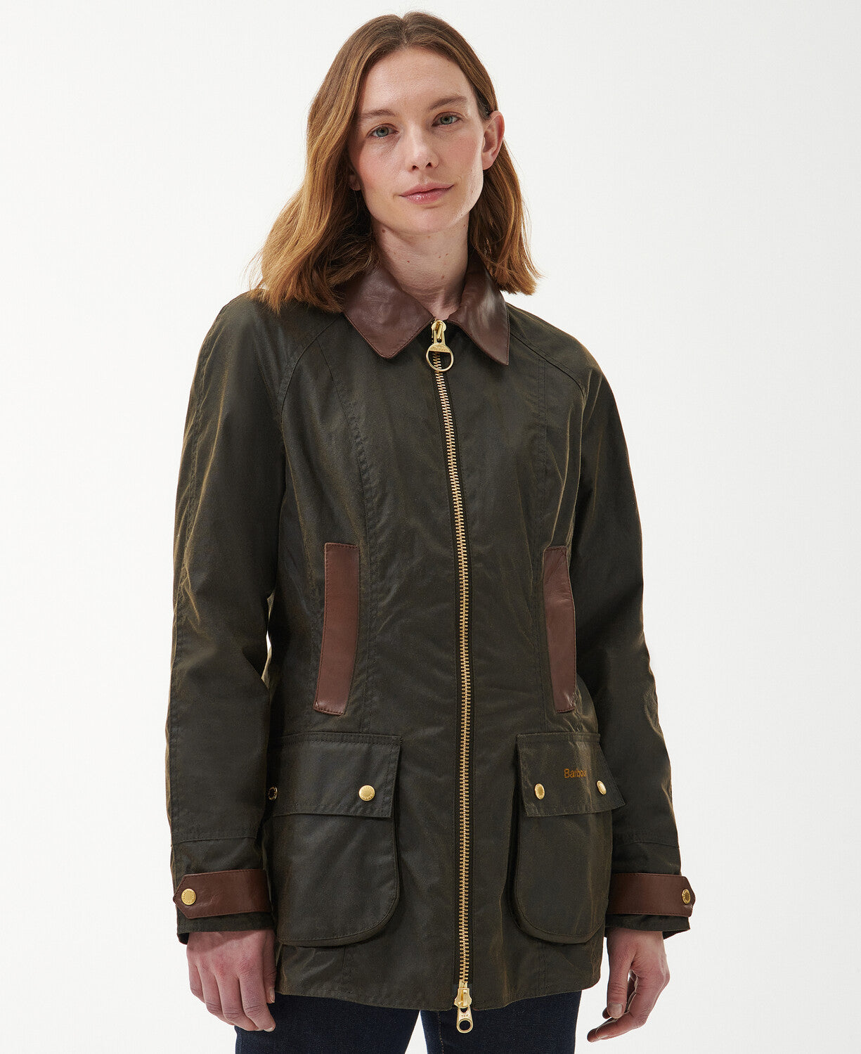 Barbour Premium Beadnell Wax Jacket - Olive