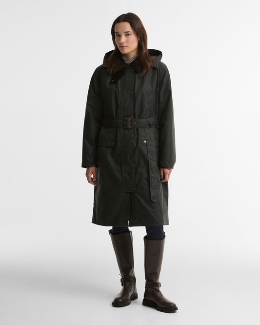 Barbour Antoinette Women's Longline Waxed Jacket