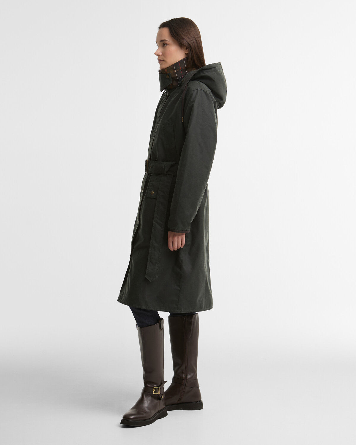 Barbour Antoinette Women's Longline Waxed Jacket