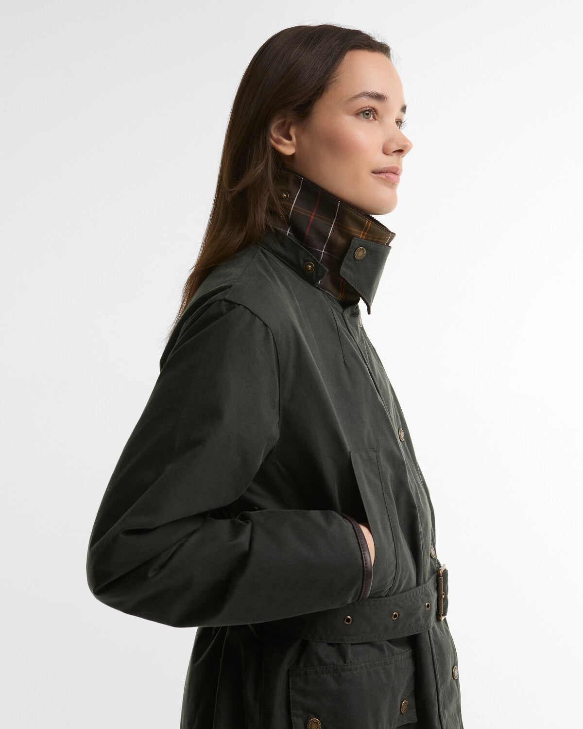 Barbour Antoinette Women's Longline Waxed Jacket