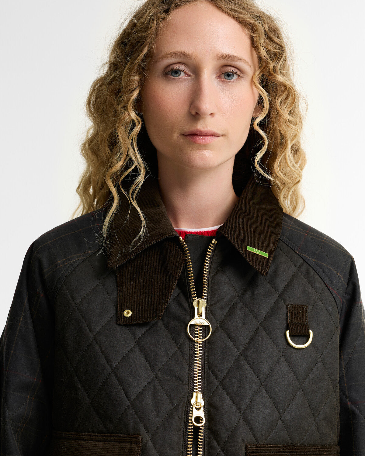 Barbour Icons Tartan Quilted Spey Women's Wax Jacket