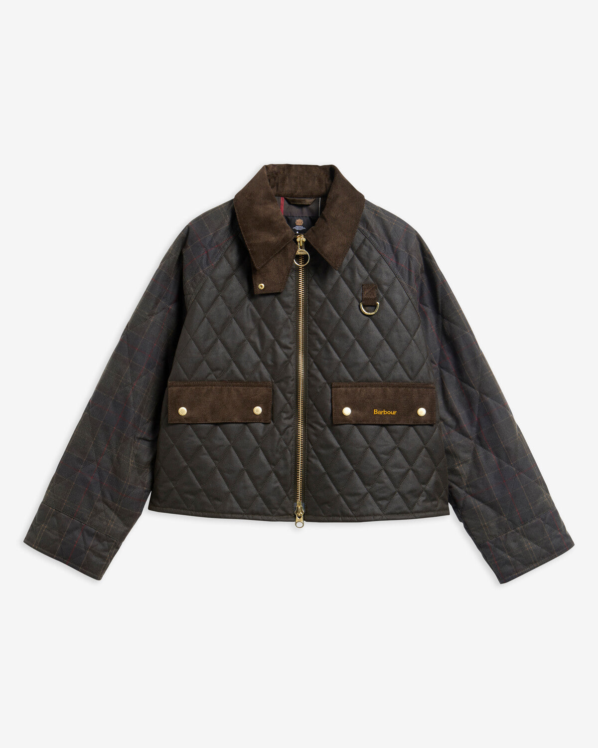 Barbour Icons Tartan Quilted Spey Women's Wax Jacket