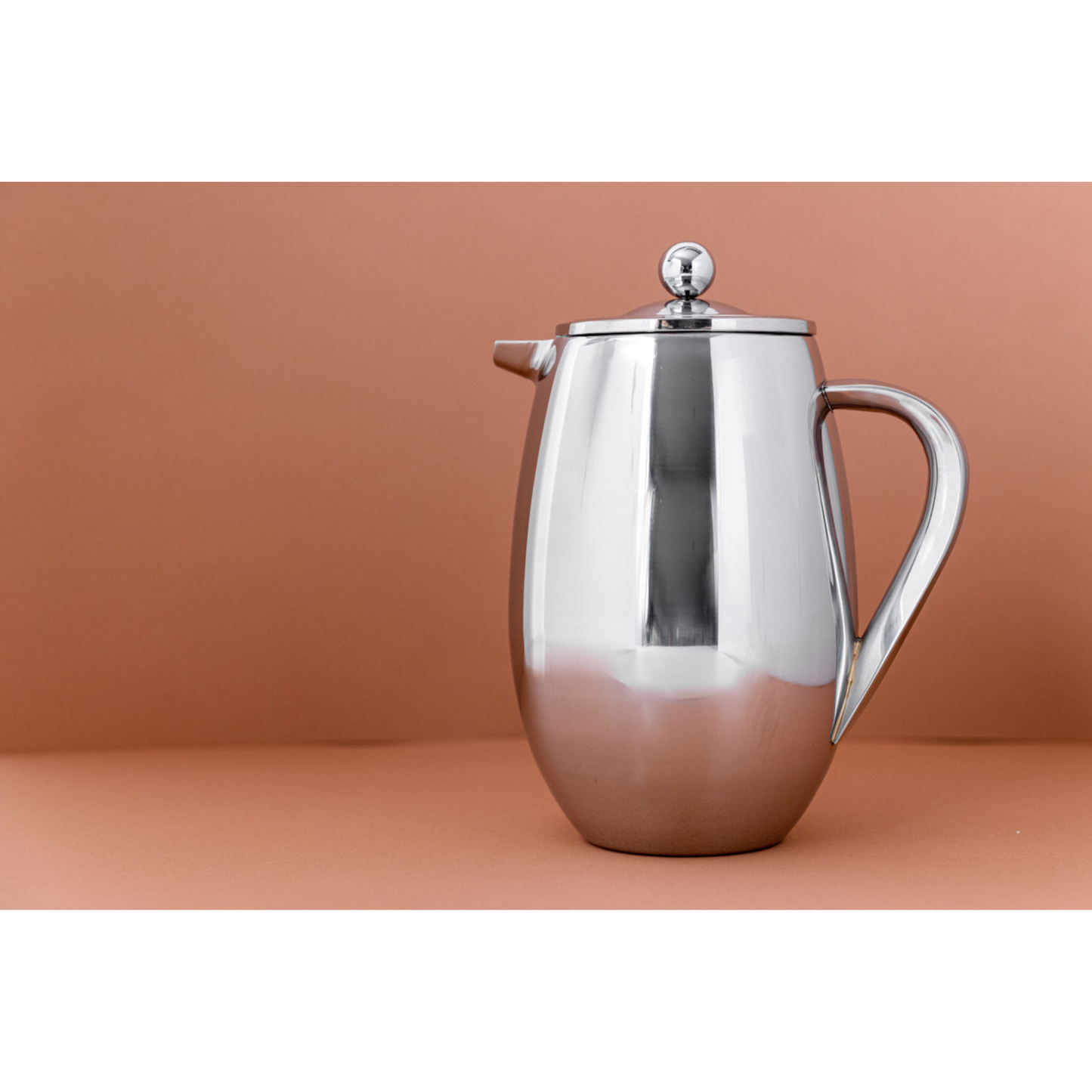 La Cafetiere Double Walled 8 Cup Stainless Steel Cafetiere