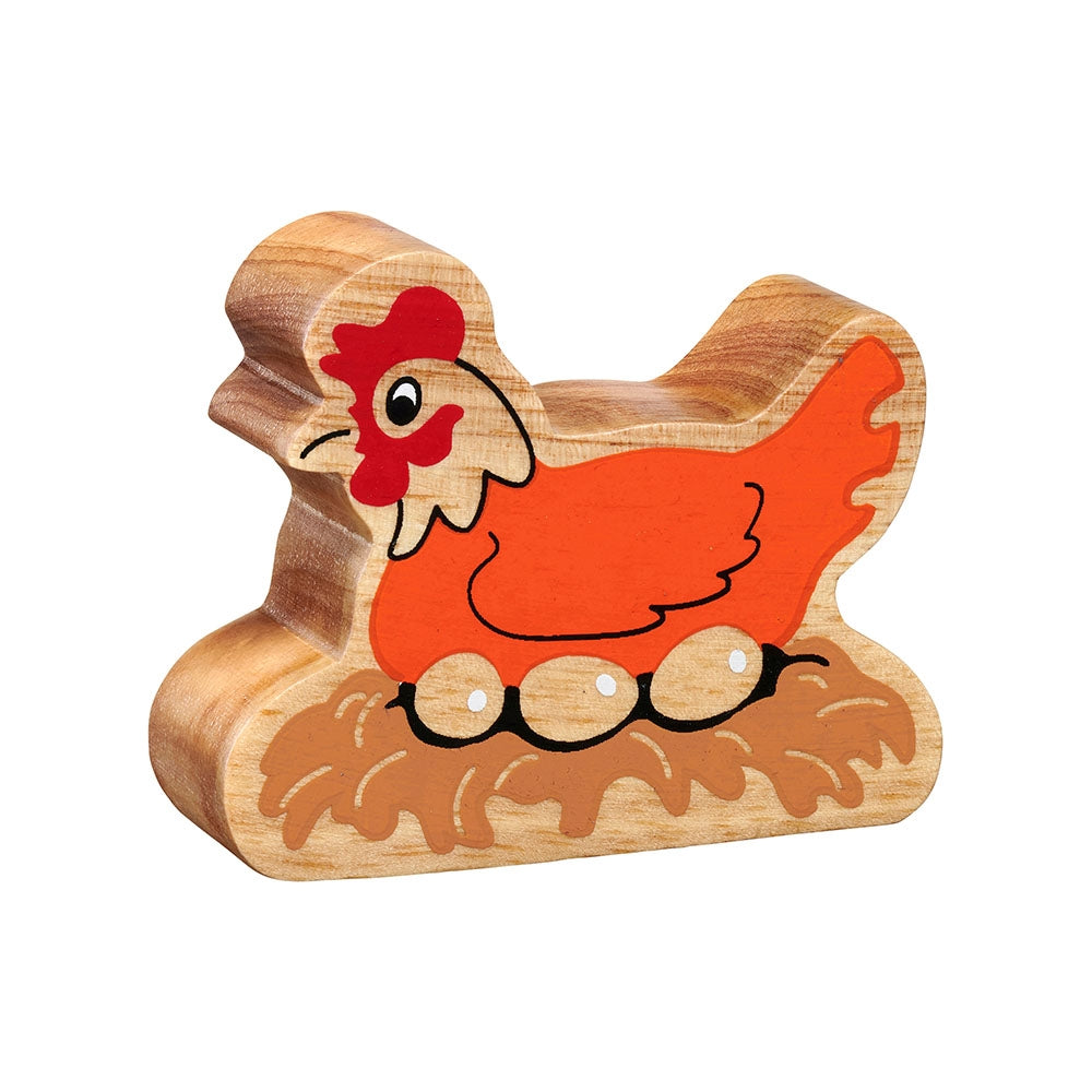Lanka Kade Wooden Orange Hen