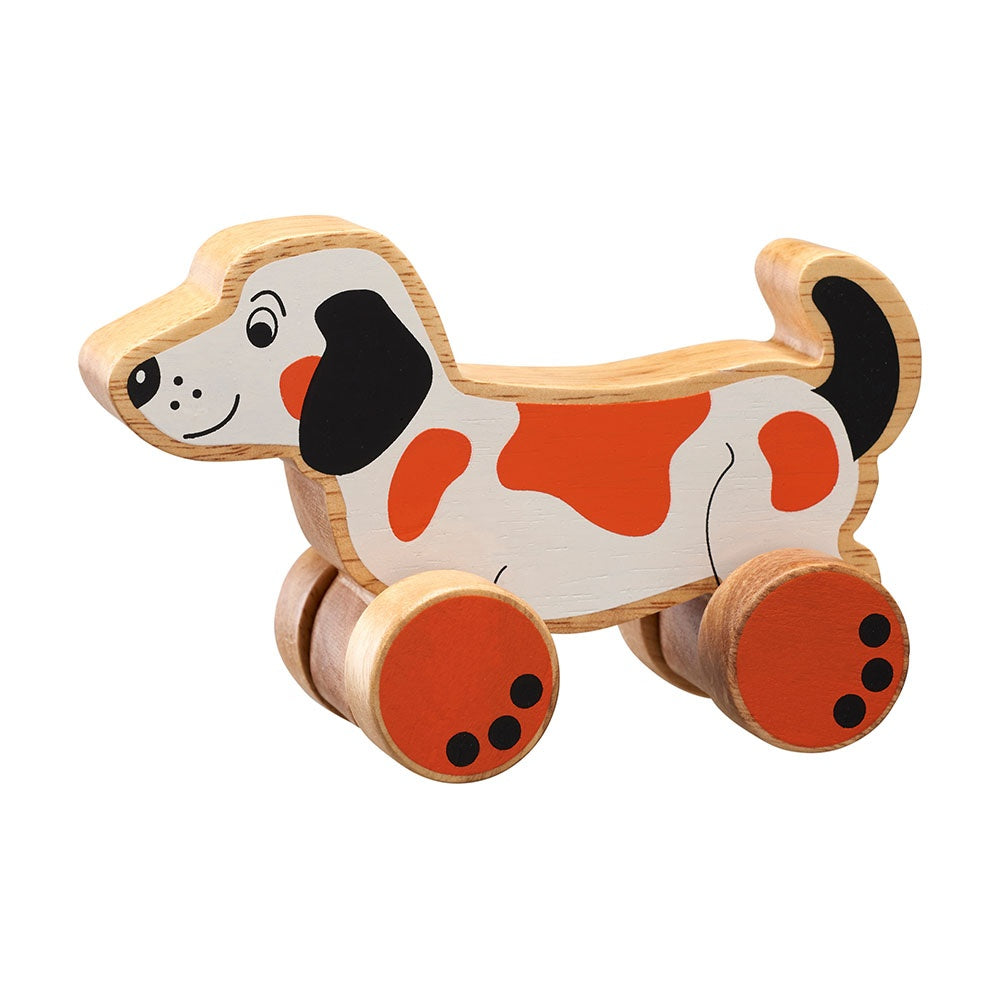 Lanka Kade Wooden Push Along Dog