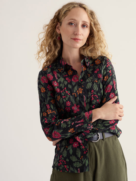 Seasalt Womens Larissa Organic Cotton Crinkle Shirt