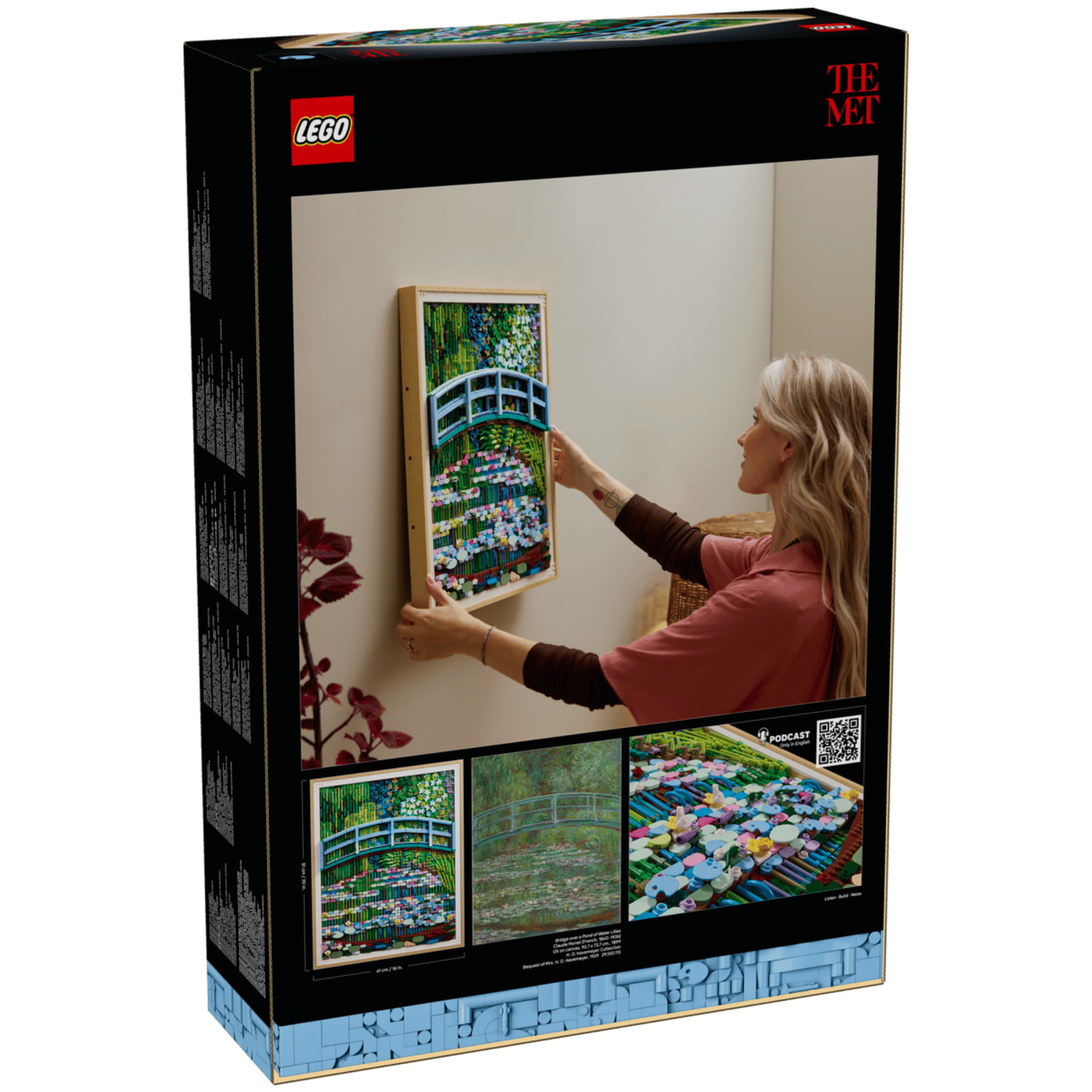 Lego ART Claude Monet Bridge over a Pond of Water Lilies 31220